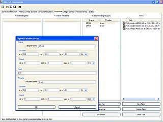 Propulsion System Editor